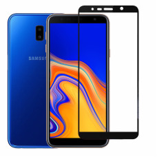 Защитное стекло Samsung J6 Plus (2018) Screen Geeks Full All Glue 4D (Black)