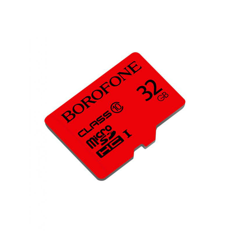 Карта памяти Borofone MicroSDHC 32GB (Class 10) [Red]