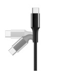 Cablu Screen Geeks Kevlar Type-C (1m) [Black]