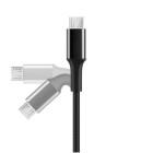 Кабель Screen Geeks Kevlar Micro USB (1м) [Black]