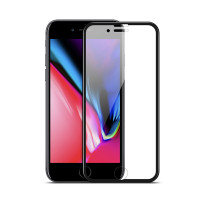 Sticla protectoare iPhone SE 2020 Screen Geeks Full Cover Zero Frame [Black]