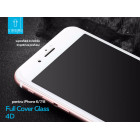 Sticla protectoare iPhone 8 Screen Geeks 4D Full Cover White