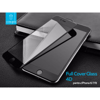 Sticla protectoare iPhone 8 Screen Geeks 4D Full Cover Black