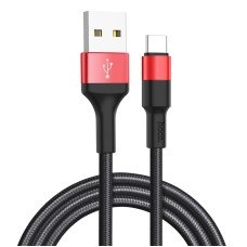 Cablu Hoco X26 Xpress Charging Type-C X26 (1m) [Black-Red]