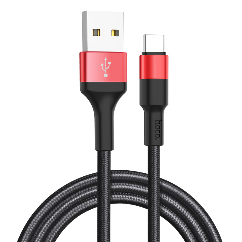 Кабель Hoco X26 Xpress Charging Type-C X26 (1м) [Black-Red]