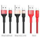 Кабель Hoco X26 Xpress Charging Type-C X26 (1м) [Black-Red]