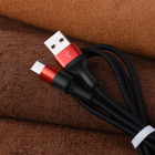 Кабель Hoco X26 Xpress Charging Type-C X26 (1м) [Black-Red]