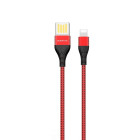 Cablu Borofone BU11 Tasteful Lightning (1.2m) [Red]