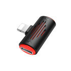 Adapter Borofone BV6 Lightning  to Lightning*2 [Black]