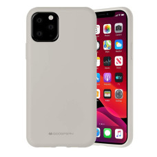 Husa Goospery Mercury Liquid Silicone Apple iPhone 12 Pro Max [Stone]