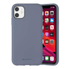 Husa Goospery Mercury Liquid Silicone Apple iPhone 12 [Lavender]