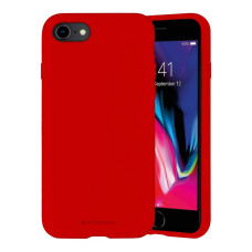 Husa Goospery Mercury Liquid Silicone Apple iPhone 7 / 8 [Red]