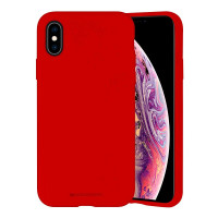 Husa Goospery Mercury Liquid Silicone Apple iPhone XS Max [Red]