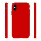 Husa Goospery Mercury Liquid Silicone Apple iPhone X / XS [Red]