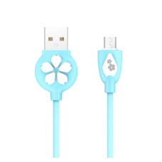 Cablu Hoco  JP.15 Sakura Micro USB (1m) [Blue]