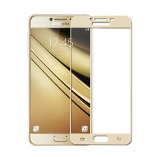 Защитное стекло Samsung Galaxy A7 (2017) Screen Geeks Full Cover Glass Pro Gold