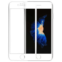 Sticla protectoare iPhone 6 / 6s Screen Geeks Full Cover Glass Pro White