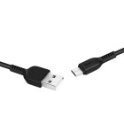 Cablu Hoco X13 Easy Charged Micro USB (1m) [White]