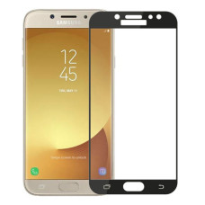 Защитное стекло Samsung Galaxy J3 (2017) Screen Geeks Full Cover Glass Pro Black
