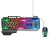 Gaming set Tastatură + Mouse Hoco GM12 Light and shadow RGB (general english version) [Black]