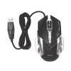 Gaming set Tastatură + Mouse Hoco GM12 Light and shadow RGB (general english version) [Black]
