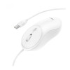Mouse Hoco GM13 Esteem business wired mouse (1600 dpi) [White]