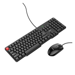 Игровой комплект клавиатура + мышь Hoco GM16 Business keyboard and mouse set(russian version) [Black]