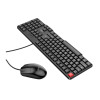 Set tastatură + mouse Hoco GM16 Business (russian version) [Black]