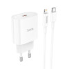 Зарядное устройство Hoco C94A Metro (PD20W)  + Кабель Type-C to Lightning  [White]