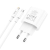 Зарядное устройство Hoco C94A Metro (PD20W)  + Кабель Type-C to Lightning  [White]