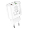 Incarcator de retea C95A Lineal (PD20W+QC3.0) [White]