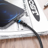 Кабель Hoco U98 3-in-1 Sunway Lightning + Micro USB + Type-C (1.2м) [Black]