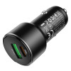 Incarcator auto Hoco Z42 Light road (PD20W + QC3.0) [Black]