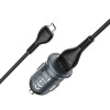 Incarcator auto Hoco Z43 Mighty + Cablu Micro (QC3.0) [Black]