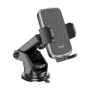 Suport Auto Hoco CA95 Polaris push-type telescopic suction cup car holder [Black]