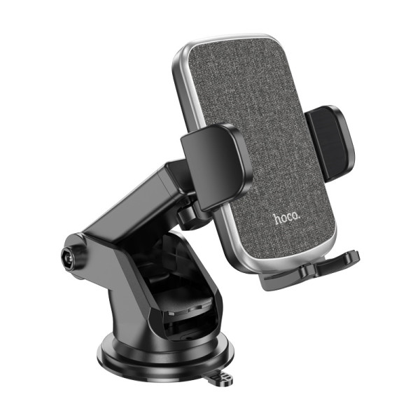 Suport Auto Hoco CA95 Polaris push-type telescopic suction cup car holder [Black]