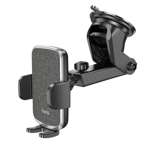 Suport Auto Hoco CA95 Polaris push-type telescopic suction cup car holder [Black]