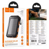 Power Bank Hoco J164 Platinum solar dual lighting power bank(8000mAh) [Black]